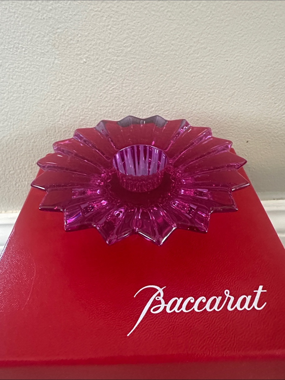 Baccarat candlestick Millie Nuits Holder